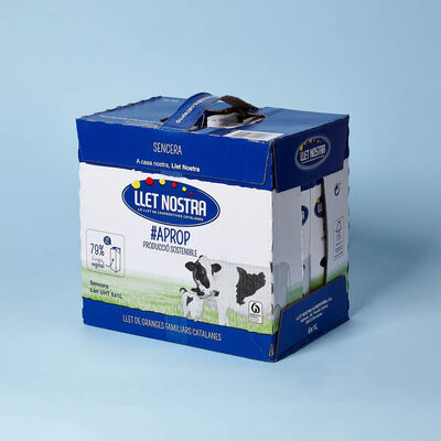 Leche entera LLET NOSTRA 1l - caja 6uds. 
