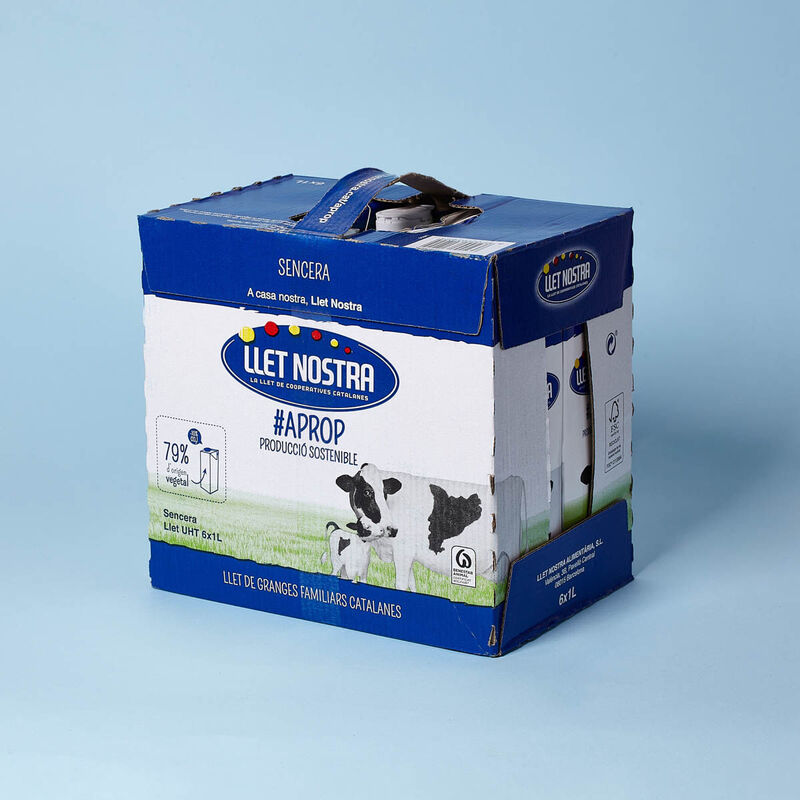 Leche entera LLET NOSTRA 1l - caja 6uds. 