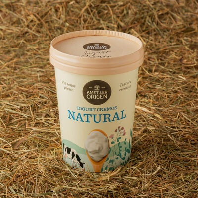 Yogur cremoso natural Ametller Origen 500g 