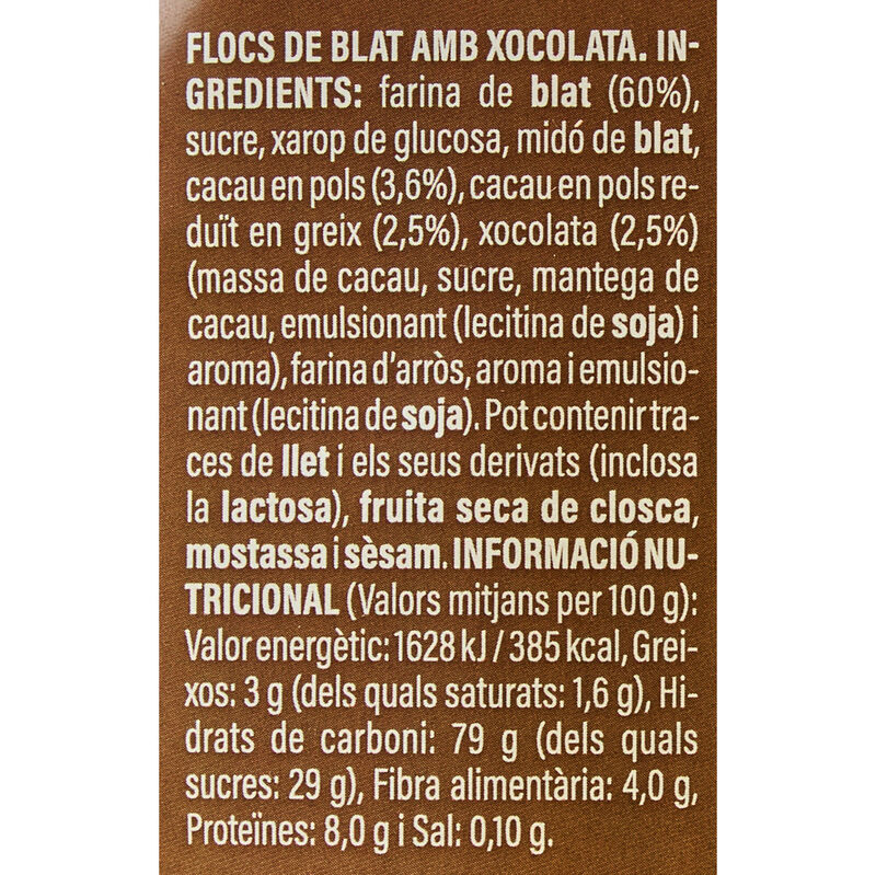 Flocs de xocolata Ametller Origen 400g 