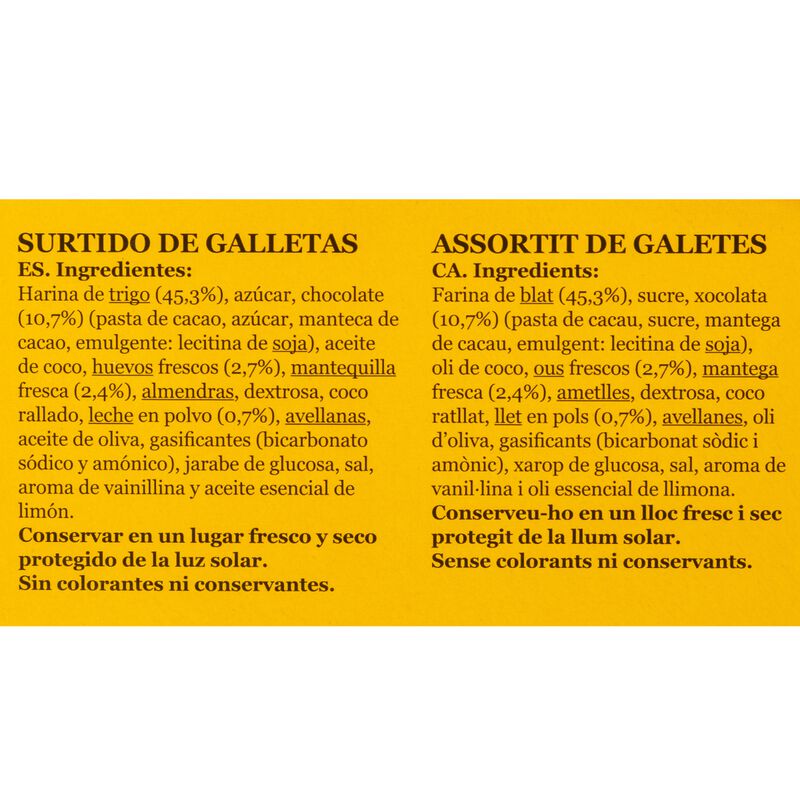 Surtido de galletas Camprodon Birba 280g 