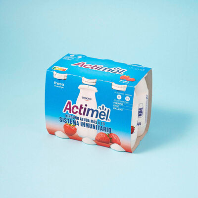 Actimel de fresa Danone 100ml - 6uds. 