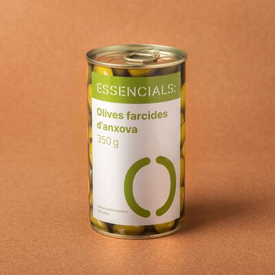 Aceituna rellena de anchoa Essencials 150g 