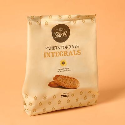 Panecillos tostados integral Ametller Origen 200g 
