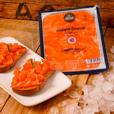 Tires de salmó fumat Ametller Origen 60g 