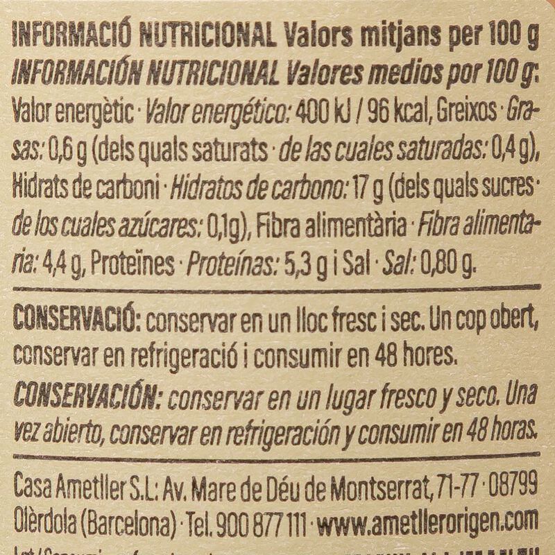Alubia Ametller Origen 500g 