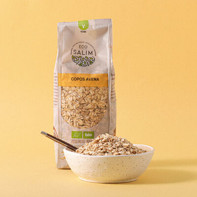 Copos de avena integrales ecológicos SALIM 500g 