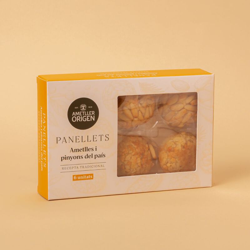 Panellets d'ametlles i pinyons del país Ametller Origen 120g - 6u. 