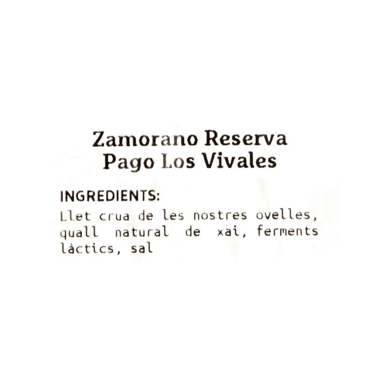 Zamorano reserva Pago Los Vivales