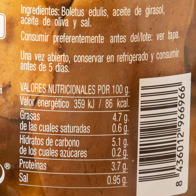 Cep en oli d'oliva Casa Medrano 150 g 