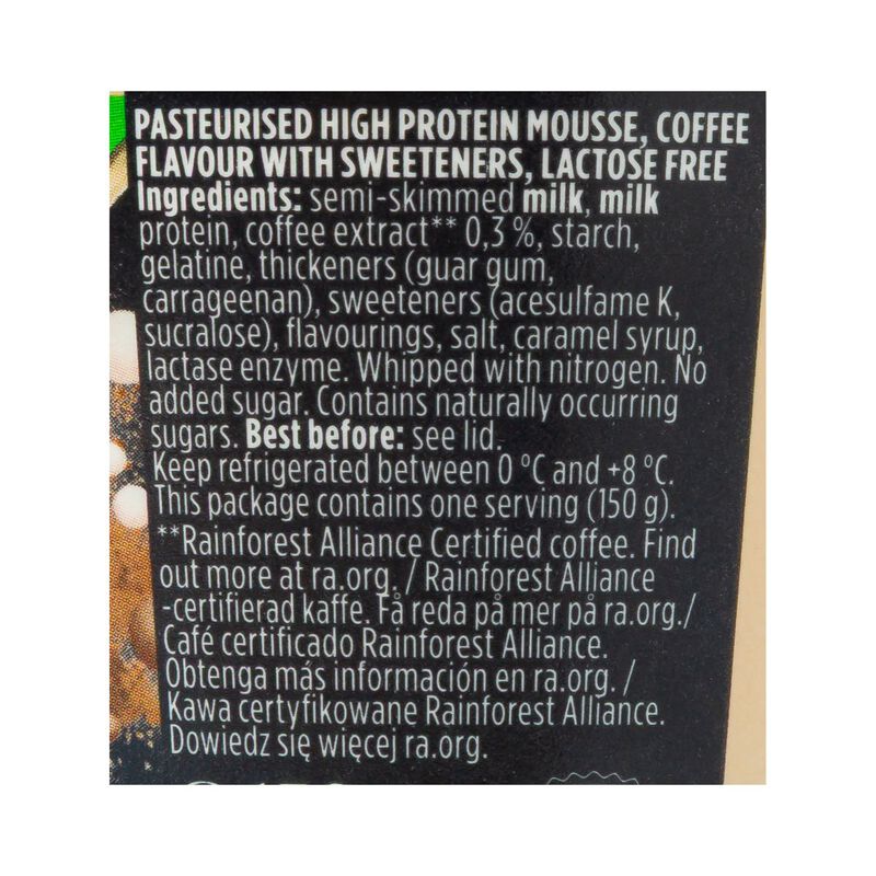 Mousse de cappuccino Valio Profeel 150g