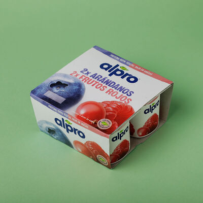 Producto vegetal con arándanos y frutos rojos Alpro 500g - 4uds. 