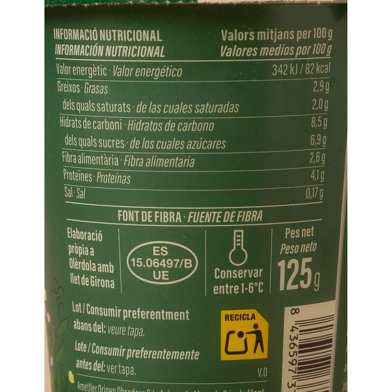 Bífidus cereales Ametller Origen 125g - 2uds.