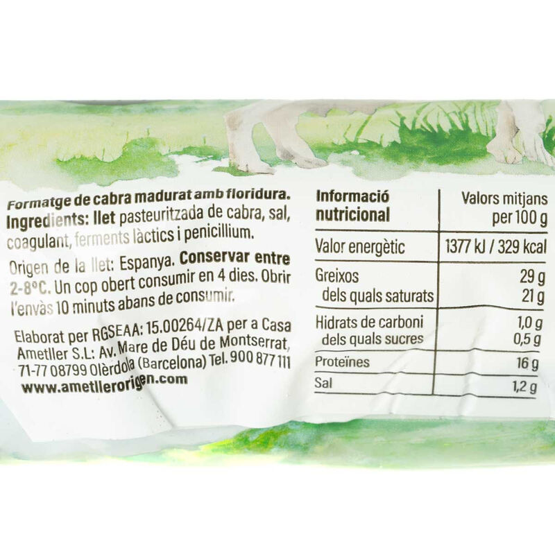Rull de cabra madurat Ametller Origen 180 g 