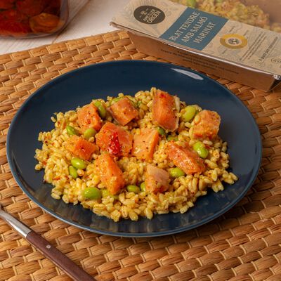 Blat tendre amb salmó Ametller Origen 250g 