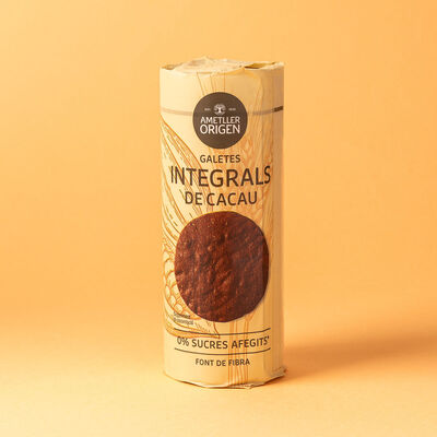 Galetes integrals de cacau 0% sucres afegits Ametller Origen 200 g 