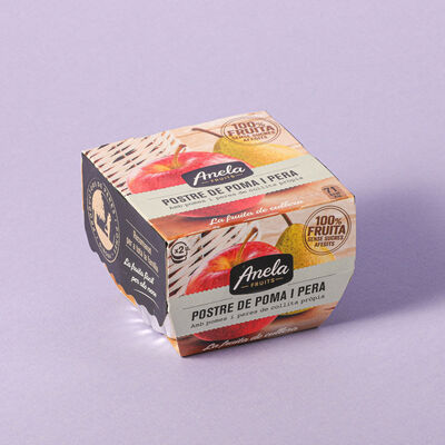 Postre de poma i pera A.FRUITS 100g - 2u. 