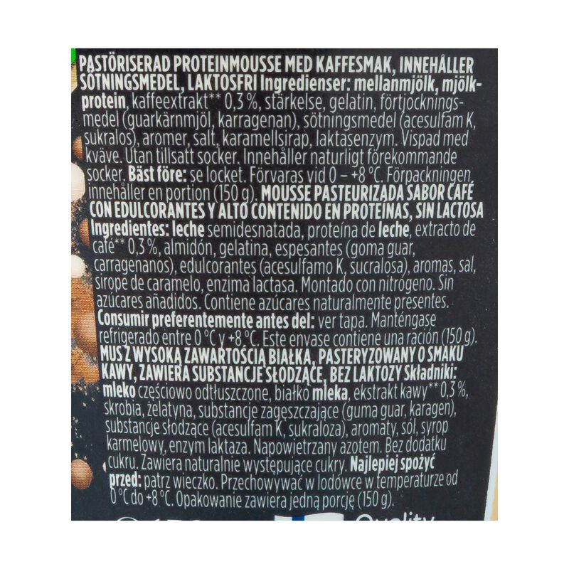 Mousse de cappuccino Valio Profeel 150g