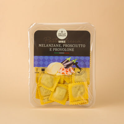 Ravioli berenjena jamon queso Ametller Origen 250g 