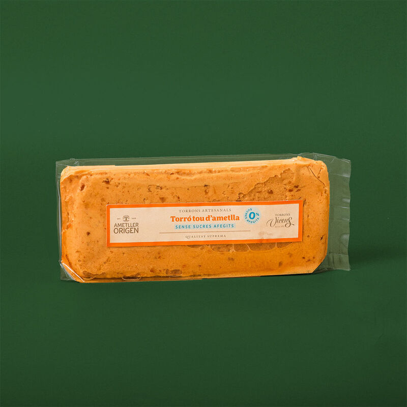 Torró tou d'ametlla sense sucre Ametller Origen 200g