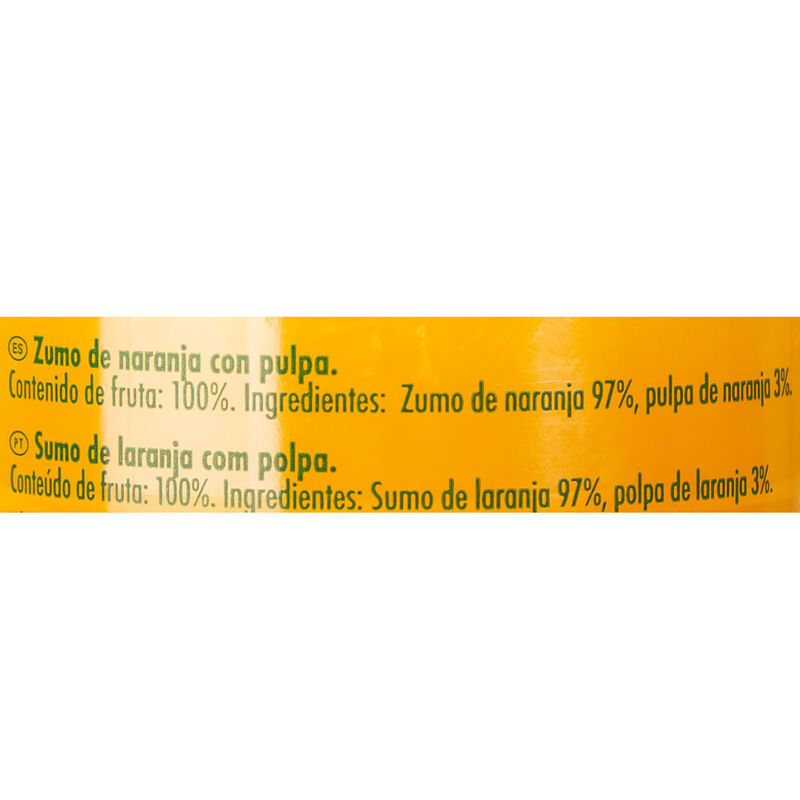 Zumo naranja 100% exprimido con pulpa Granini 1l 