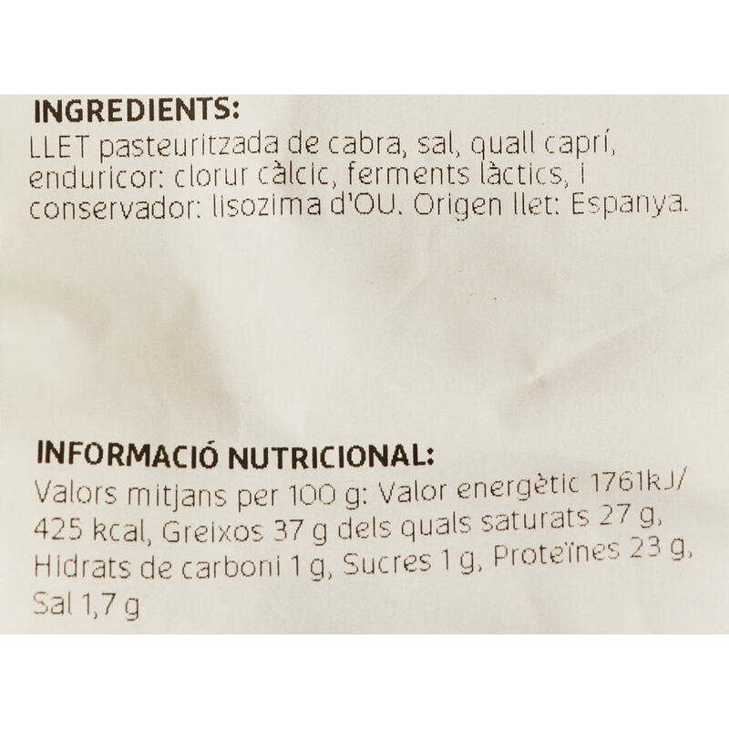 Formatge de cabra semicurat Los Cameros 