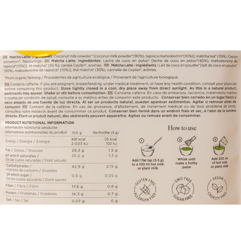 Té matcha latte Matcha&Co 80g 
