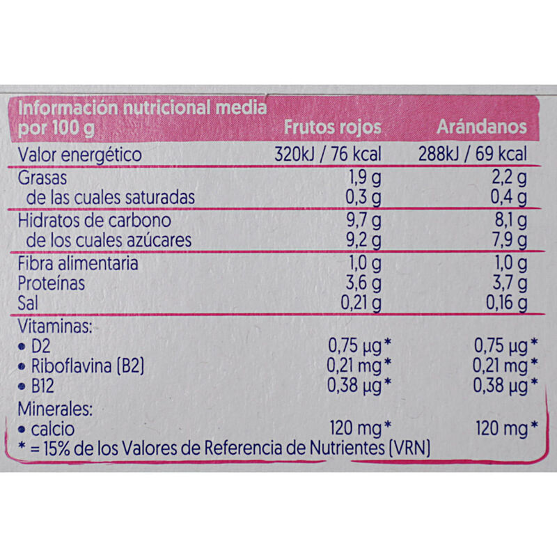 Producte vegetal amb nabius i fruita vermella Alpro 500g - 4u 