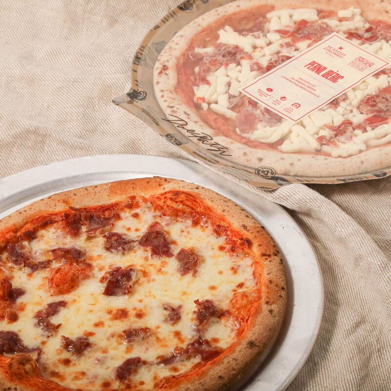 Pizza d'encenalls de pernil ibèric Fratelli Colombo 400 g 