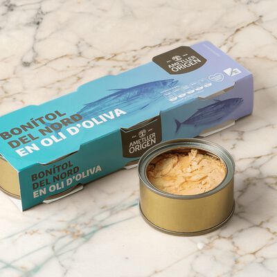 Bonito del norte en aceite de oliva Ametller Origen 52g - 3uds. 
