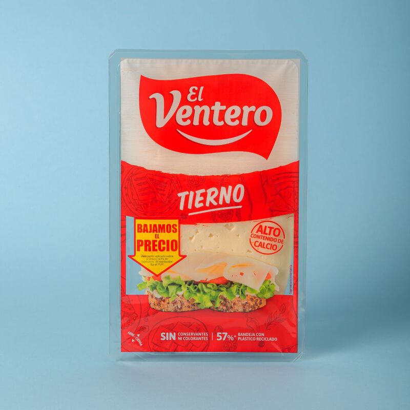 Queso tierno loncheado El ventero 140g 