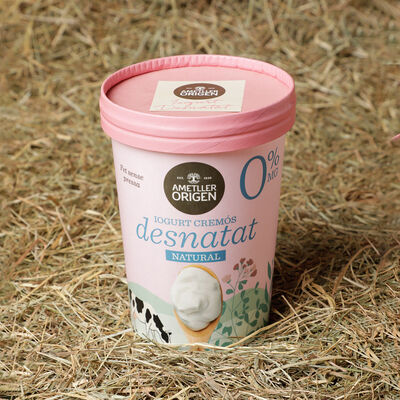 Yogur cremoso desnatado Ametller Origen 500g 