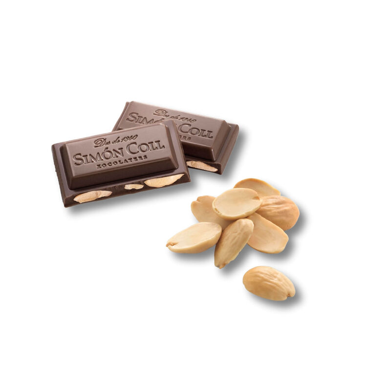 Chocolate 70% y almendra Simon Coll 100g