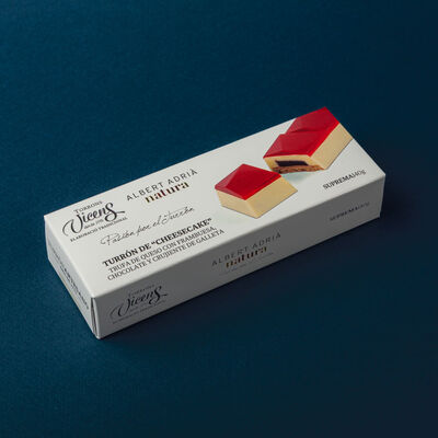 Torró de cheesecake Albert Adrià by Vicens 140g 