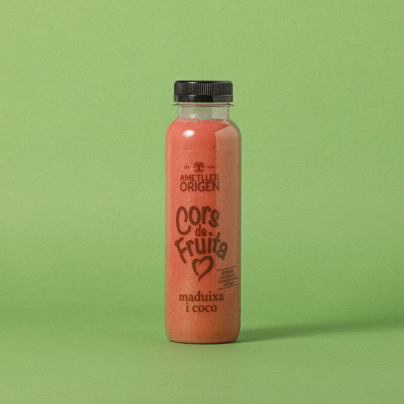 Refresc de coco i maduixa Ametller Origen 310ml 