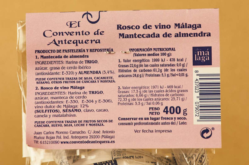 Duo roscón y mantecados C.ANTEQUERA 400g