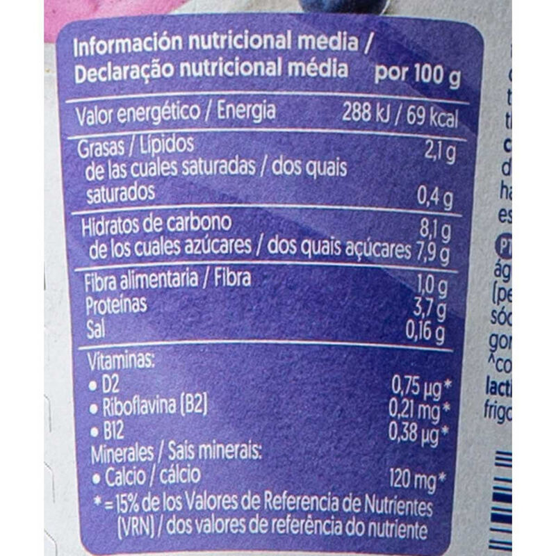 Producto vegetal de arándanos sin edulcorante ALPRO 400g