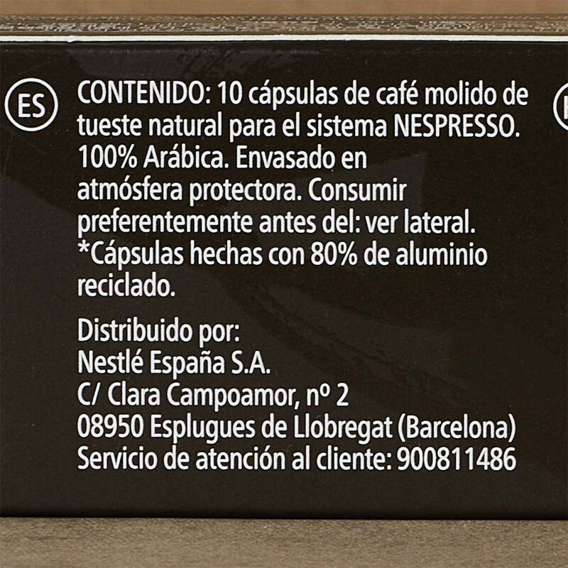 Cápsulas espresso roast Starbucks 55g 