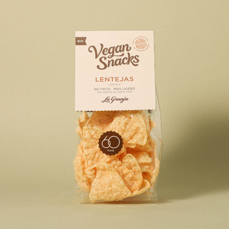Snacks vegans de llentia LA GRANJA 40g 