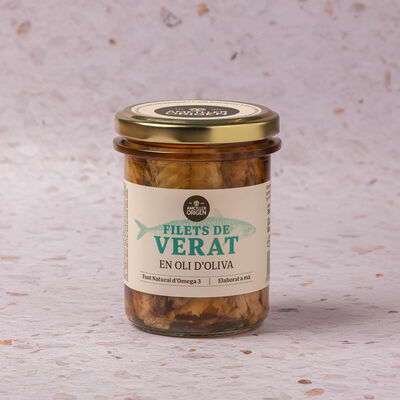 Filets de verat en oli d'oliva Ametller Origen 138g 