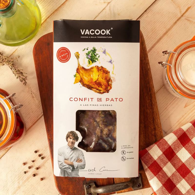 Cuixa d'ànec confit a les fines herbes Vacook 250g 