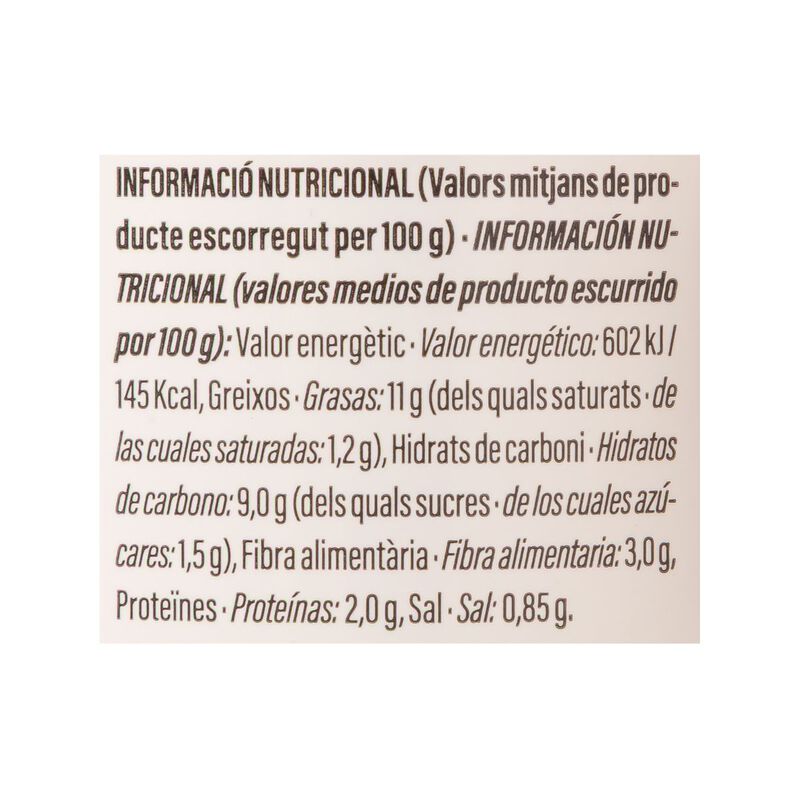 Cuartos de alcachofa a la brasa del Prat Ametller Origen 5 Estrelles 340g