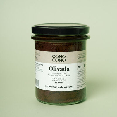 Olivada ecològica amb herbes aromàtiques Como Como Foods 190g 