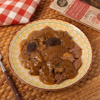 Fricandó de vedella amb bolets Ametller Origen 250g 