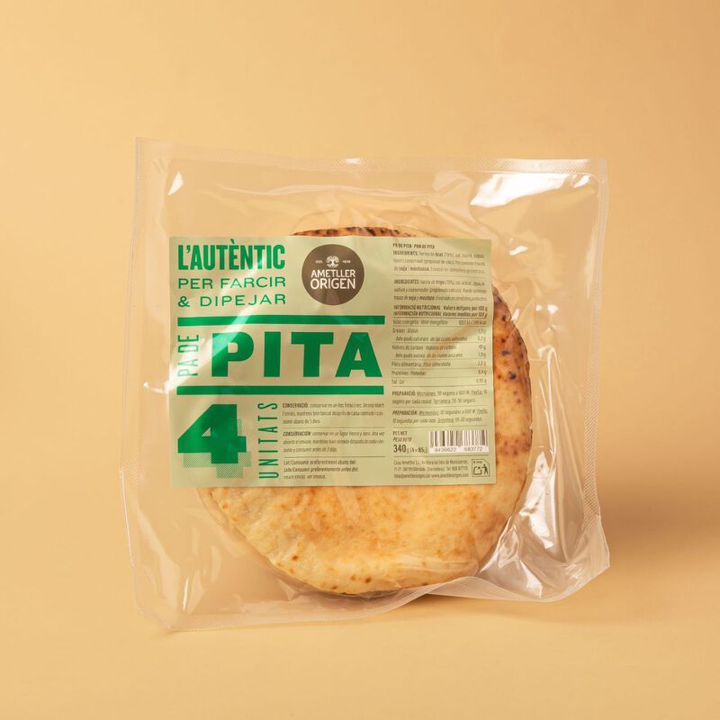 Pa de Pita Ametller Origen 340g