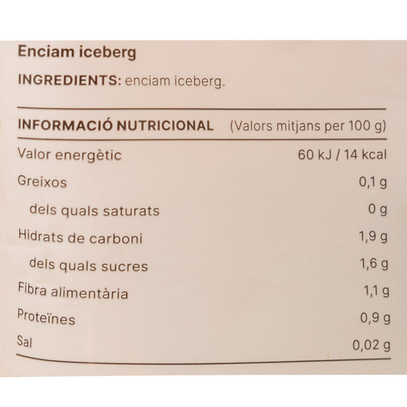 Enciam Iceberg Essencials 250g