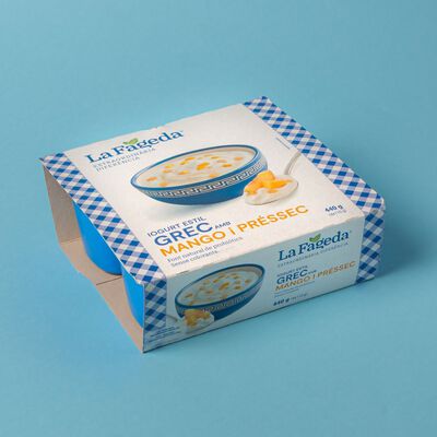 Iogurt grec de mango La Fageda 110g - 4u. 