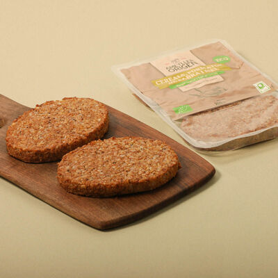 Hamburguesa ecológica de cereales, queso cabra y miel Ametller Origen 100g - 2uds. 