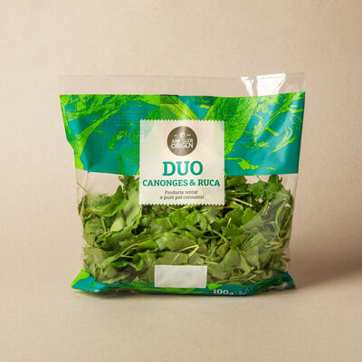 Duo canónigos y ruca Ametller Origen 100 g 