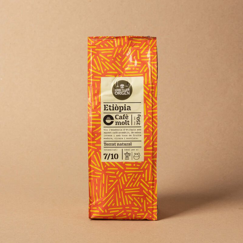Café molido 100% Etiopia Ametller Origen 250g